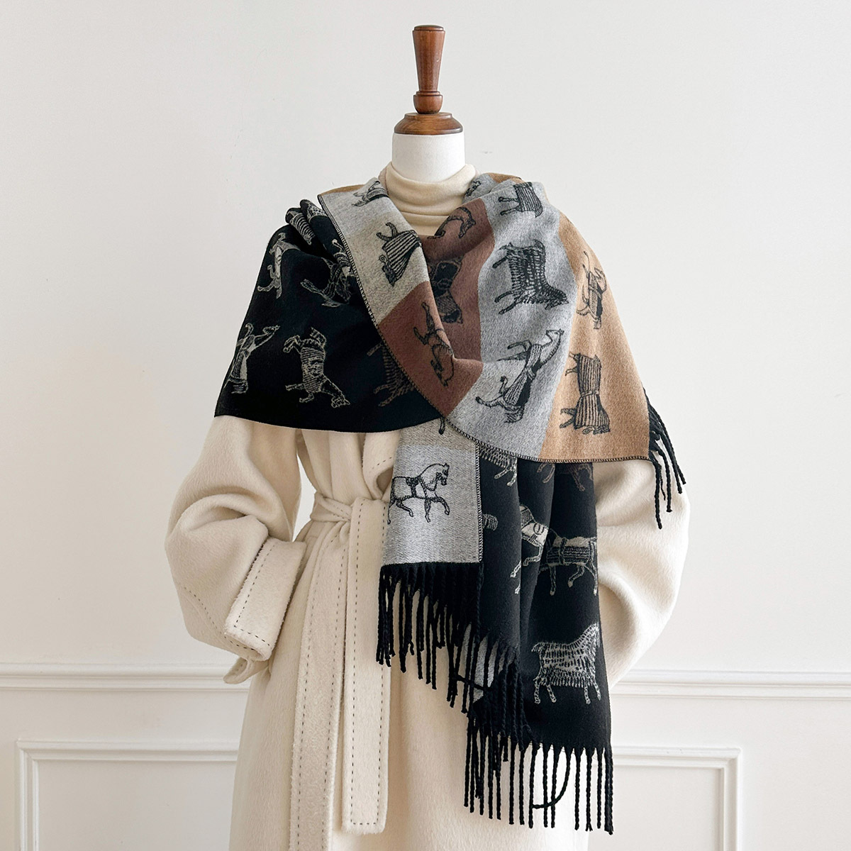 Winter-Schal für Damen, luxuri – Woven Scarf Blanket Bewertung und Preis
