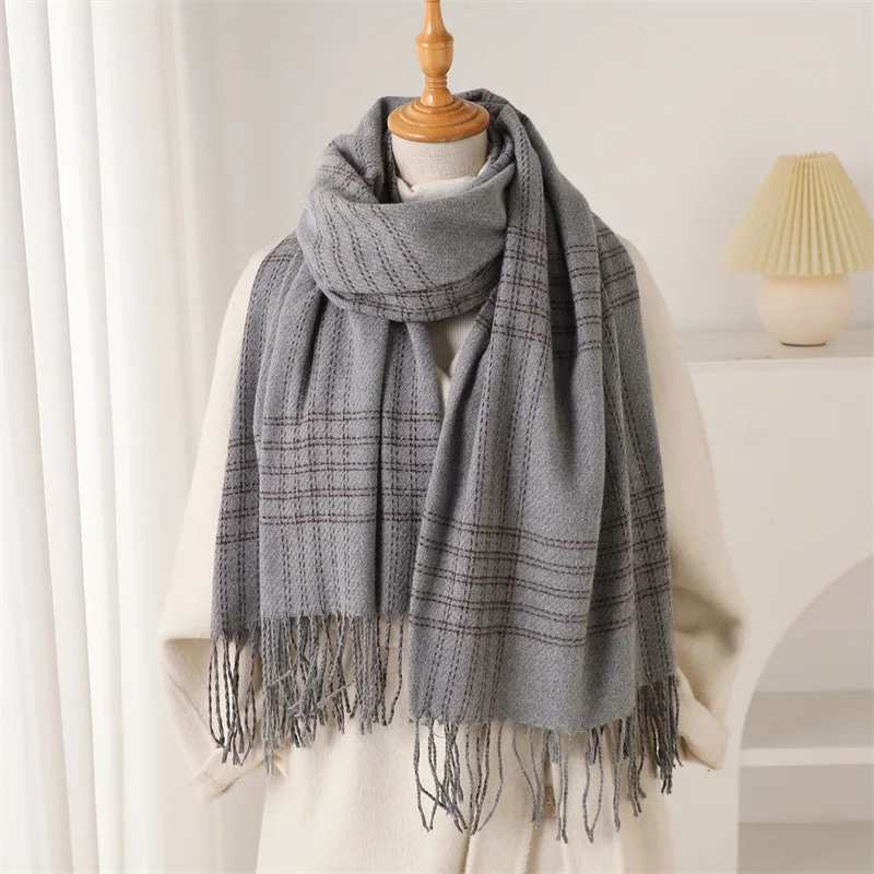 Winter-Schal mit Fransen für D – Woven Scarf Blanket Bewertung und Preis