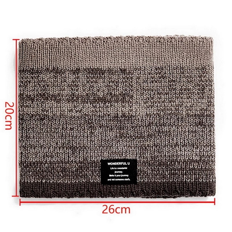 Winterschal für Herren, Fleece – Muffler Men Wool Bewertung und Preis