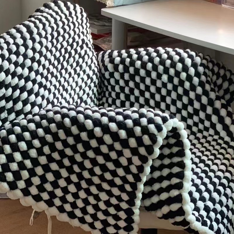 130G/Rolle Pompom-Garn in Misc – Woven Scarf Blanket Bewertung und Preis