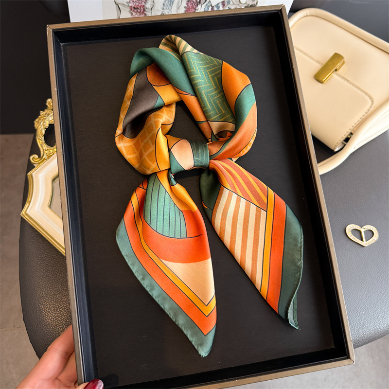 2026 neue Geometrie Druck Seid – Scarf Silk Square Bewertung und Preis